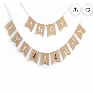 Brand new in packaging ahoy it’s a boy, banner, baby shower, party decoration